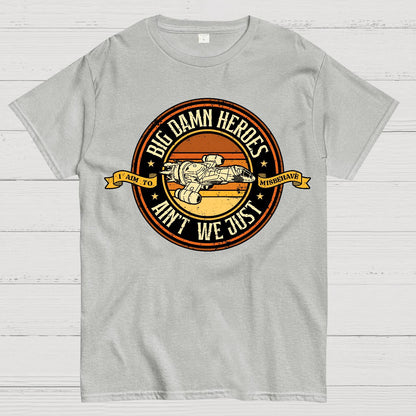 Big Damn Retro Heroes Geek T-Shirt