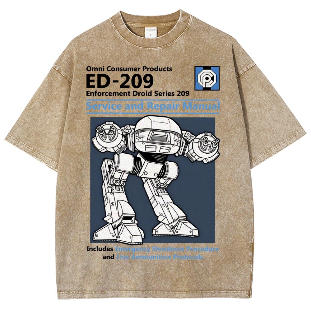 Robotic Unit Service and Repair Manual Vintage Distressed T-shirt