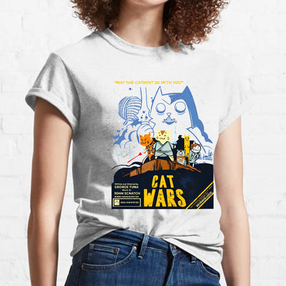 Cat Wars��Revenge of The Dog Geeky T-Shirt