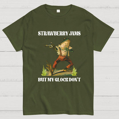 Strawberry Jams But My Glock Don't T-Shirt