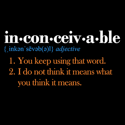 In-con-ceiv-a-ble Geek T-Shirt