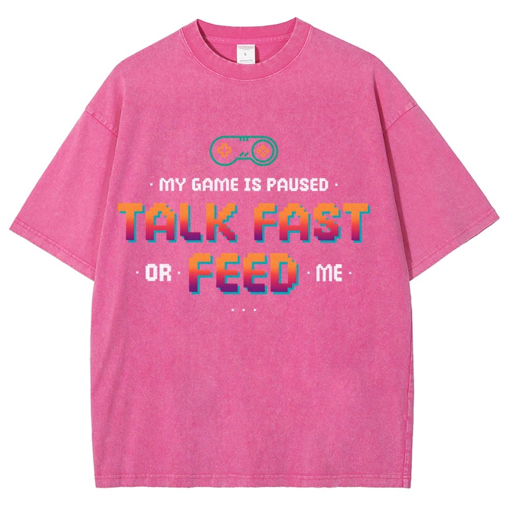 Feed the Gamer Vintage Distressed T-shirt