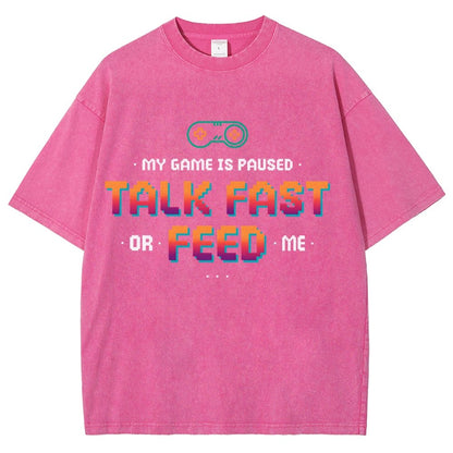 Feed the Gamer Vintage Distressed T-shirt