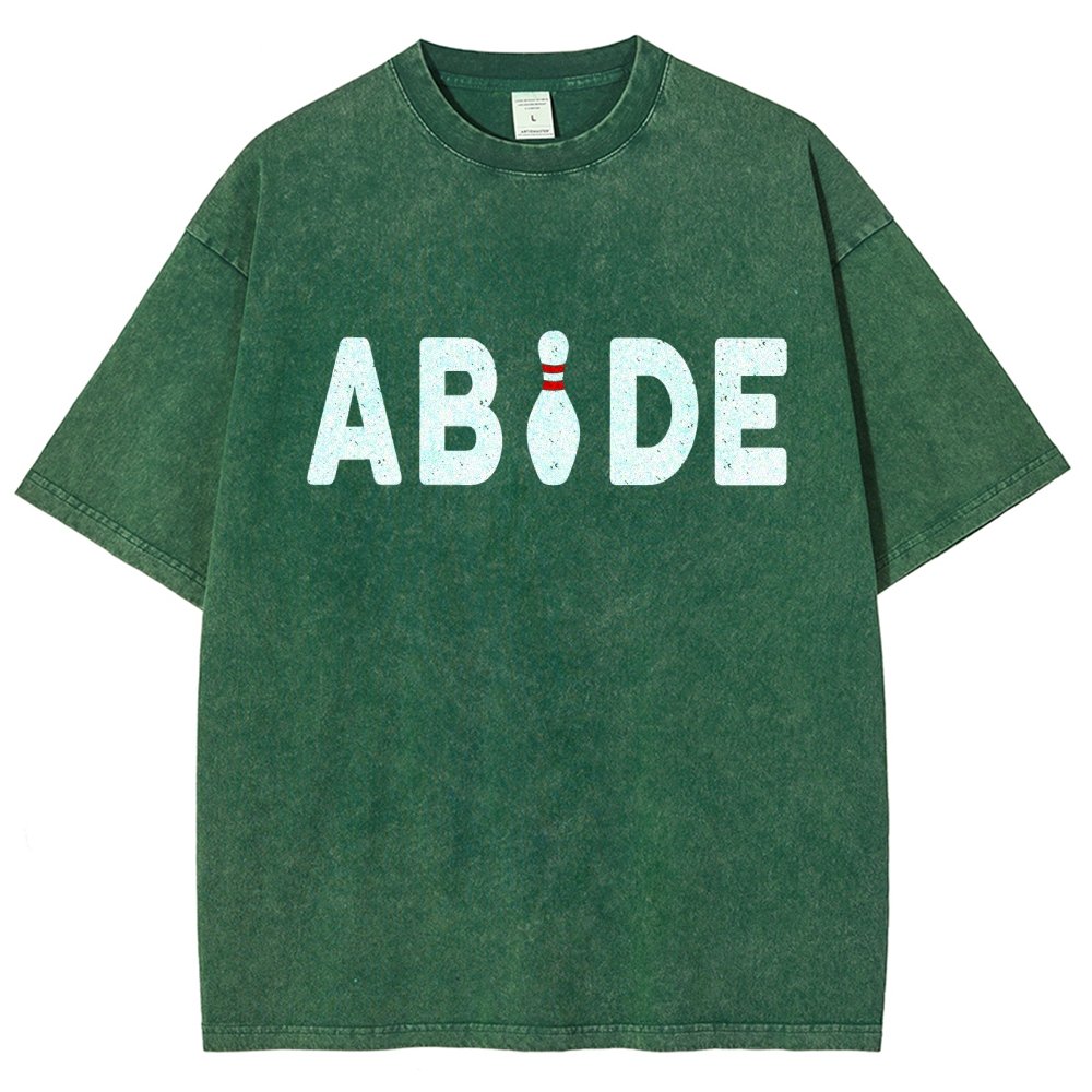Bowling Abide Vintage Distressed T-shirt