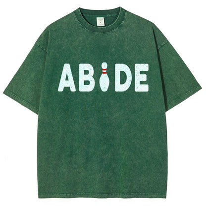 Bowling Abide Vintage Distressed T-shirt