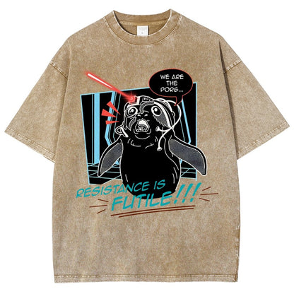 We Are Unstoppable Is Futile   Vintage Distressed T-shirt