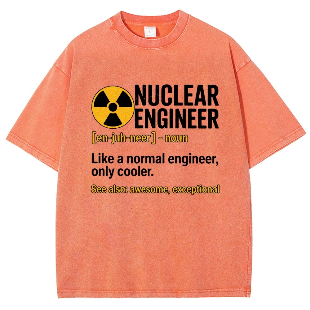 Nuclear Engineering Radioactive Chernobyl Vintage Distressed T-shirt