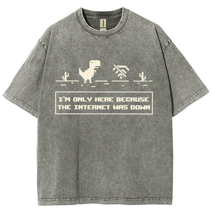 Offline Dino Vintage Distressed T-shirt