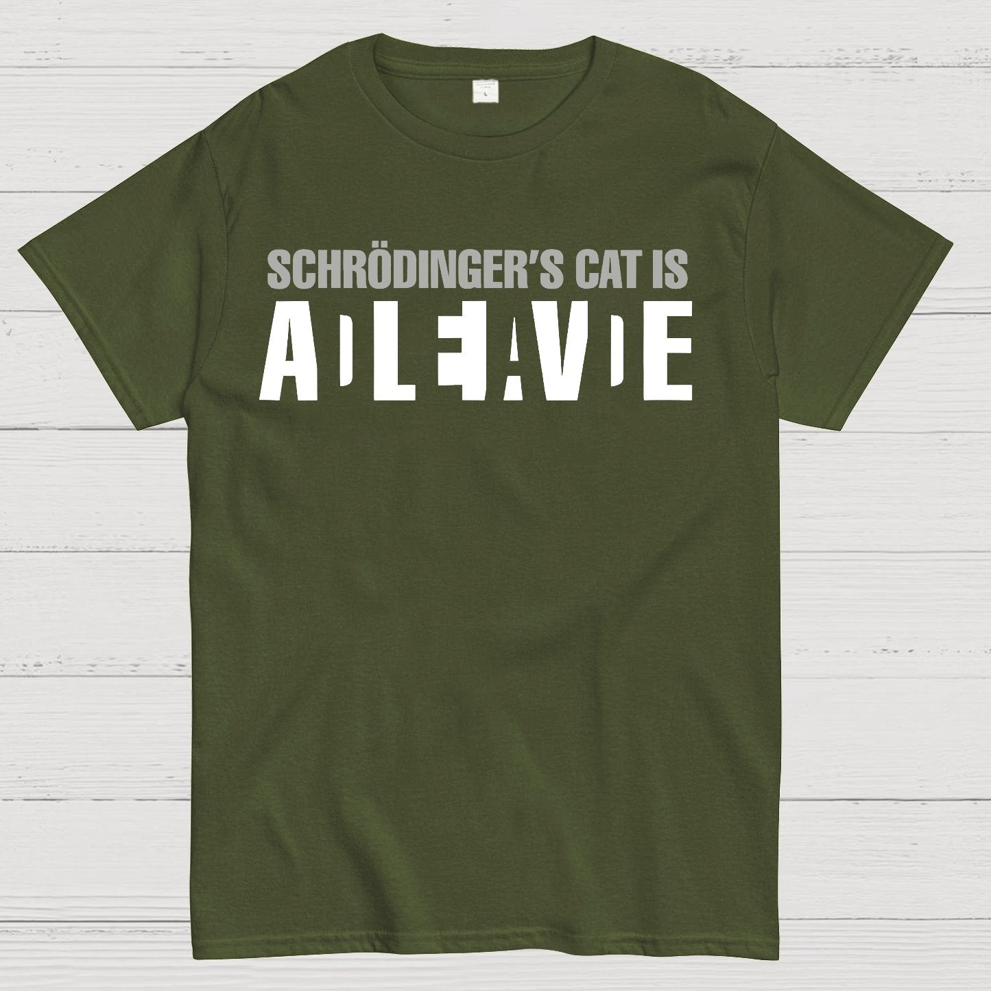 Schrodinger's Cat Is A Paradox Geek T-Shirt