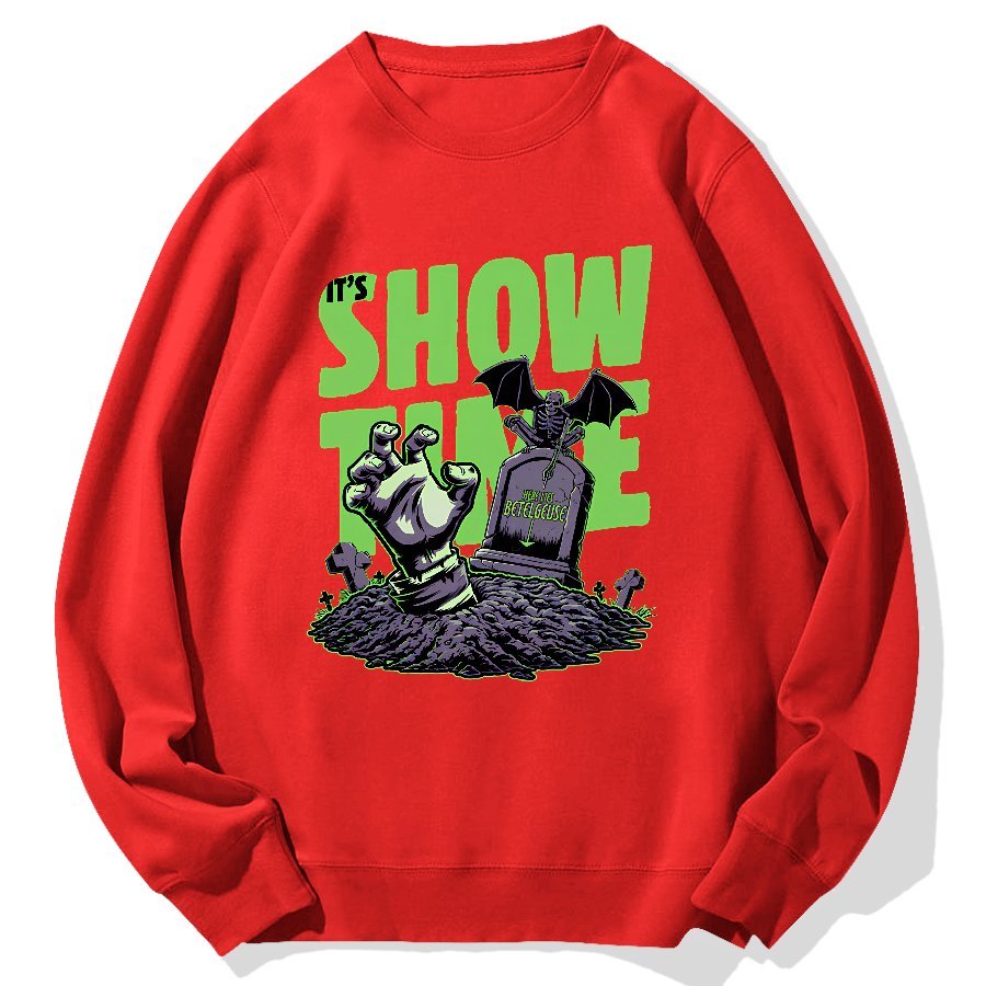 Beetle Graveyard Showtime Geek Cotton Sweatshirt