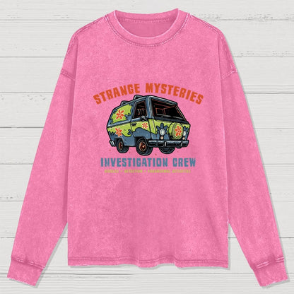 Strange Mysteries Washed Long Sleeve Tee