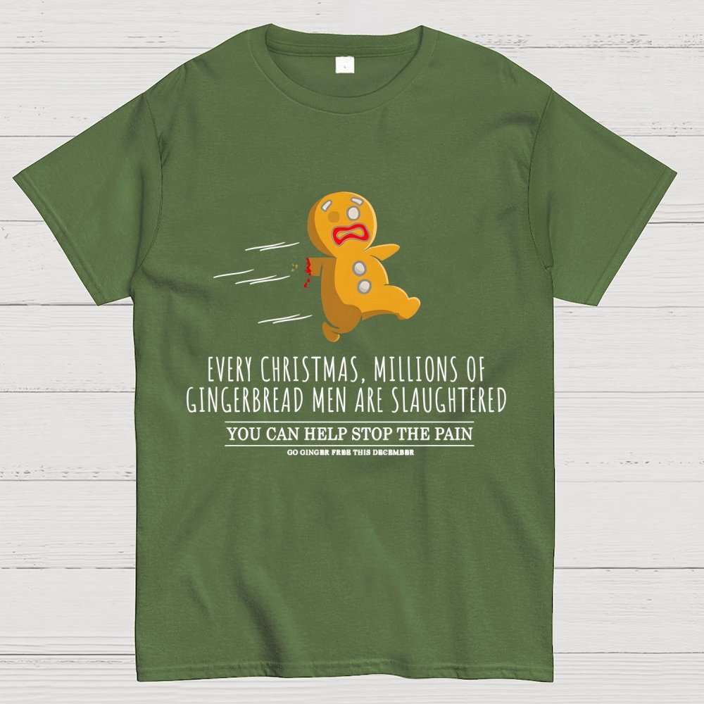 Gingerbread Man Geek T-Shirt
