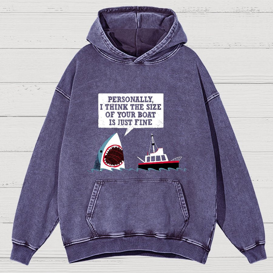 Polite Sea Monster Nerdy Vintage Distressed Hoodie