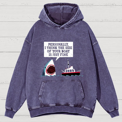 Polite Sea Monster Nerdy Vintage Distressed Hoodie