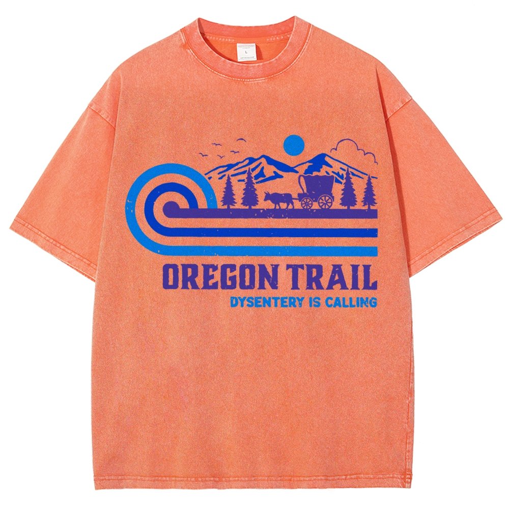 Vintage Oregon Trail Vintage Distressed T-shirt
