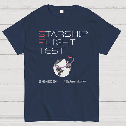 Starship Flight Test Milestone SFT4 Geek T-Shirt