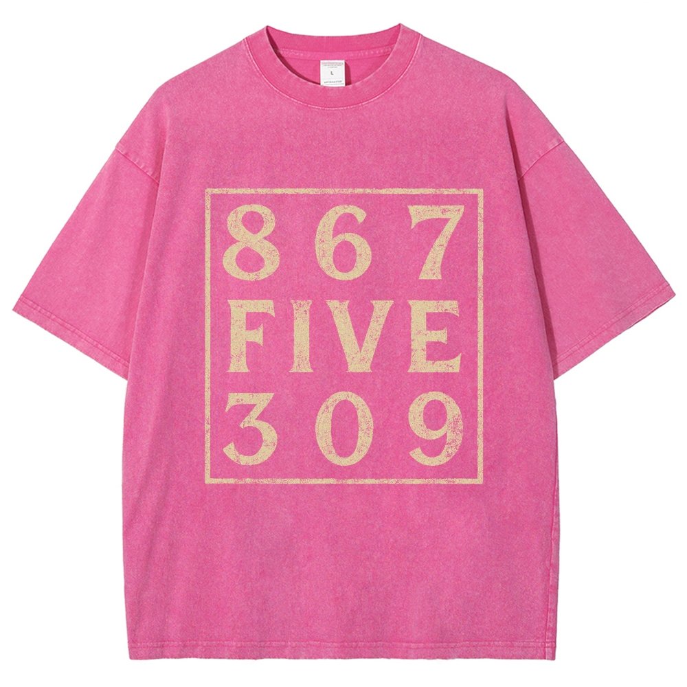 Music 867 Five 309 80S Pop Music  Vintage Distressed T-shirt
