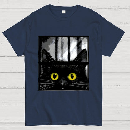 Creepy Cat Geek T-Shirt