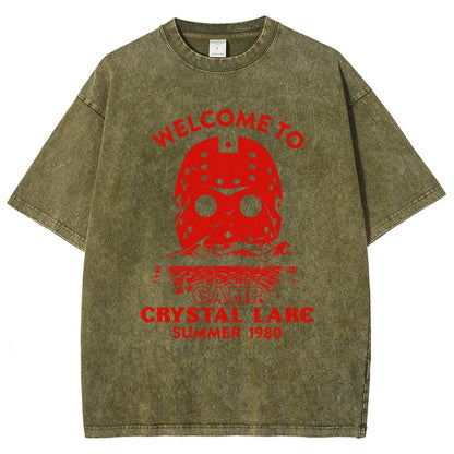 Welcome To Mystic Lake Vintage Distressed T-shirt