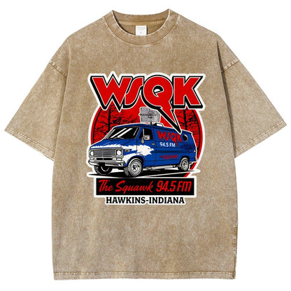 WSQK Elmwood Vintage Distressed T-shirt