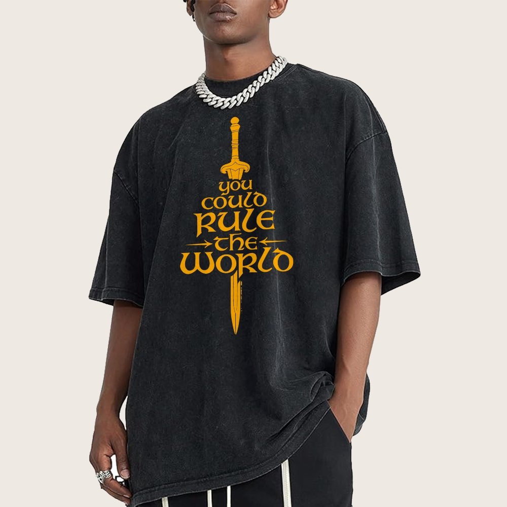 You Could Rule the World Vintage Distressed T-shirt