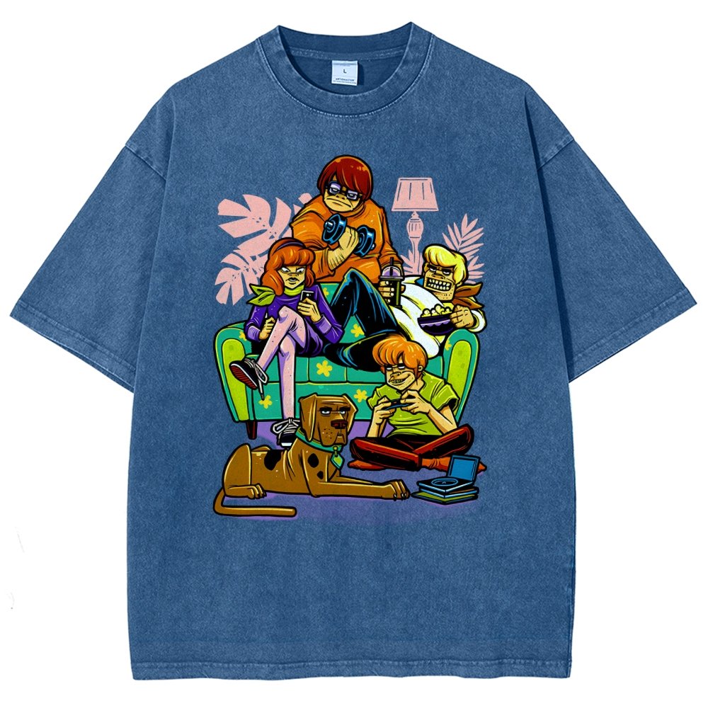 Stay Home Squad Vintage Distressed T-shirt