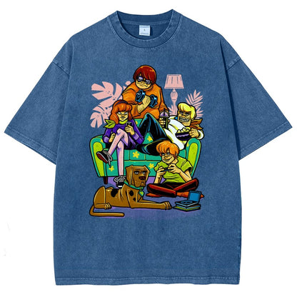 Stay Home Squad Vintage Distressed T-shirt