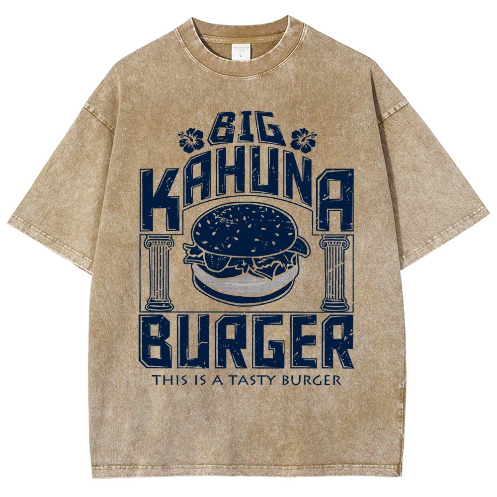 Big Wave Burger Vintage Distressed T-shirt