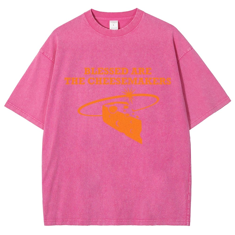 Blessed Are The Cheesemakers Vintage Distressed T-shirt