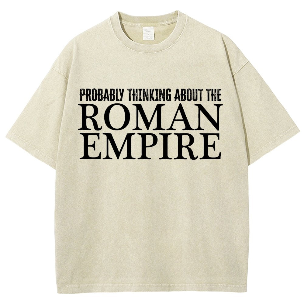 Probably Thinking About The Roman Empire Vintage Distressed T-shirt