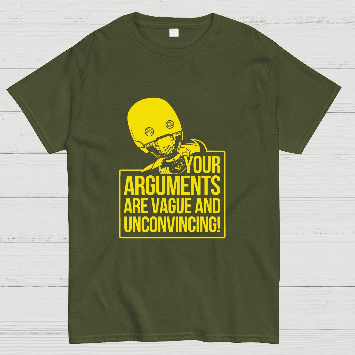 Your Arguments Are Vague And Unconvincing Geek T-Shirt