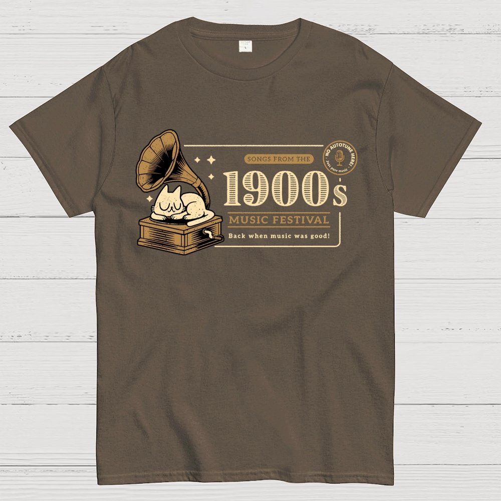 1900s Music Festival Unisex Geek T-Shirt