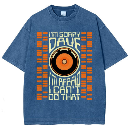 I'm Sorry Dave Vintage Distressed T-shirt