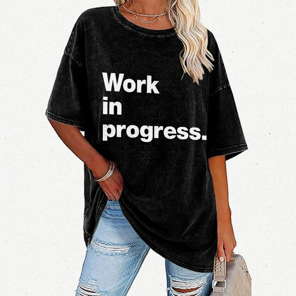 Work In Progress Vintage Distressed T-shirt