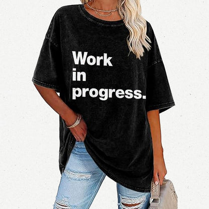 Work In Progress Vintage Distressed T-shirt
