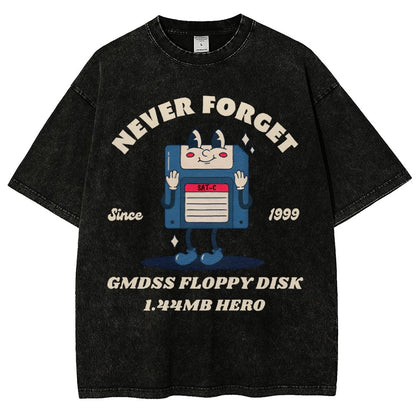 GMDSS floppy disk hero Vintage Distressed T-shirt