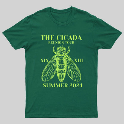 The Cicada Reunion U.S Tour 2024 Cicada Geeky T-Shirt