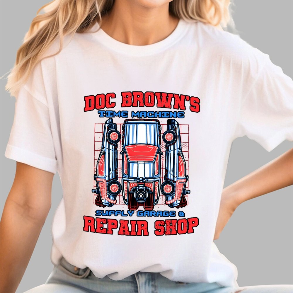 Time Machine Repair Shop Geek T-Shirt
