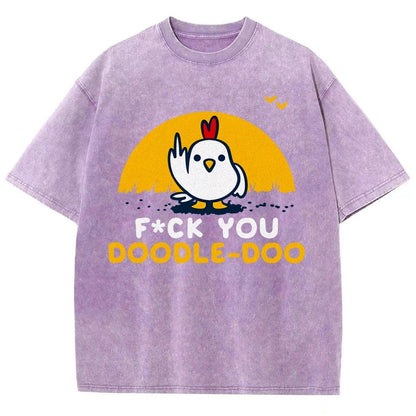 FU Doodle Doo Vintage Distressed T-shirt