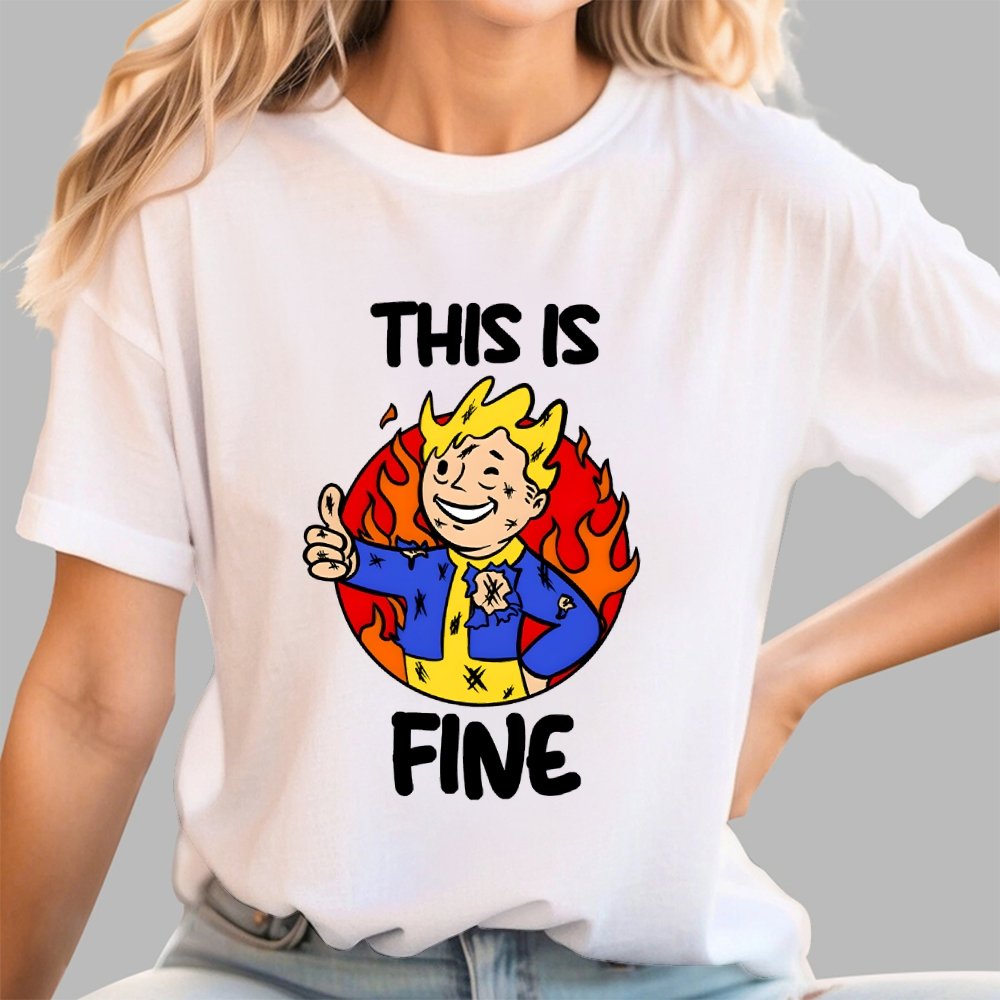 This Is Fine Geek T-Shirt