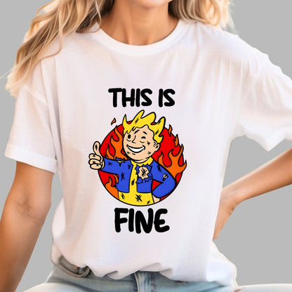 This Is Fine Geek T-Shirt