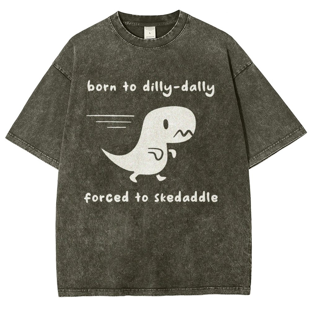 Forced To Skedaddle Vintage Distressed T-shirt
