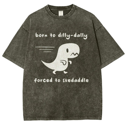 Forced To Skedaddle Vintage Distressed T-shirt