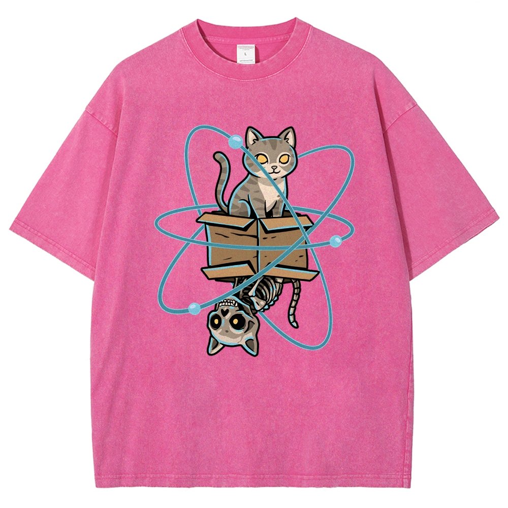 Schrodinger's Pet Vintage Distressed T-shirt