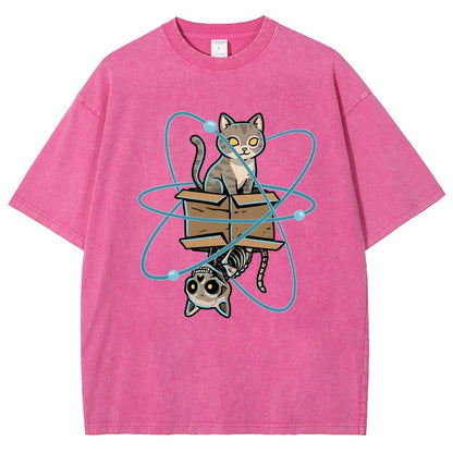 Schrodinger's Pet Vintage Distressed T-shirt