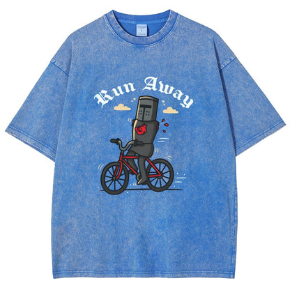Run Away Vintage Distressed T-shirt