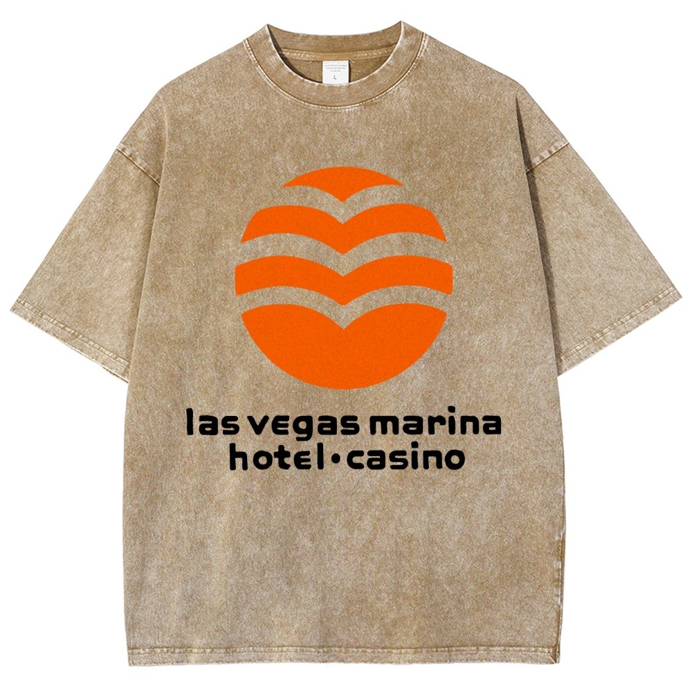 Marina Hotel & Casino - Vintage Las Vegas Vintage Distressed T-shirt