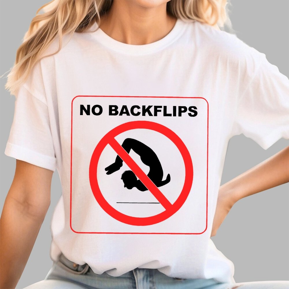 No Backflips Unisex Geek T-Shirt