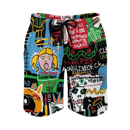 Vintage Graffiti Geek Shorts