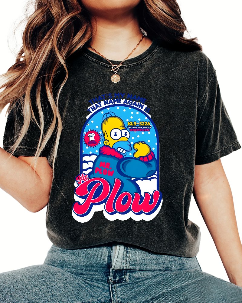 Mr. Plow Vintage Distressed T-shirt